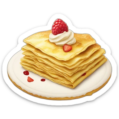 mille crepes sticker
