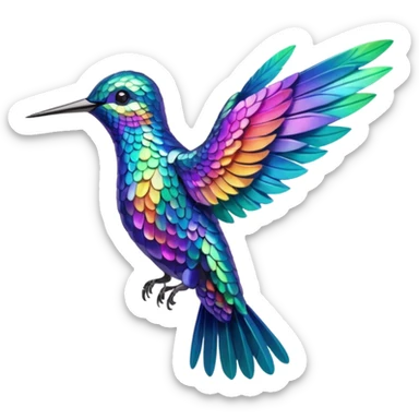 colibri sticker