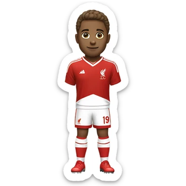 Liverpool footballer sticker