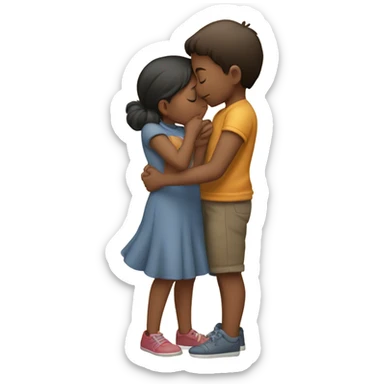 Boyfriend kissing girlfriend sticker