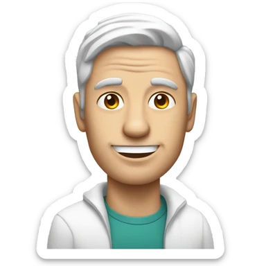 Man with jaguar head with Calcium Carbonate Powder sticker