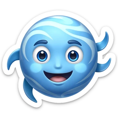 Planet Neptune sticker