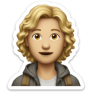 un humain qui vole sticker