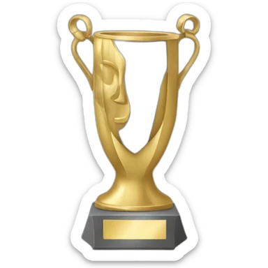 Trophée pied sticker