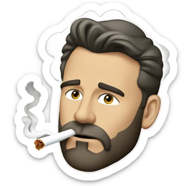 Ben Affleck smoking sticker