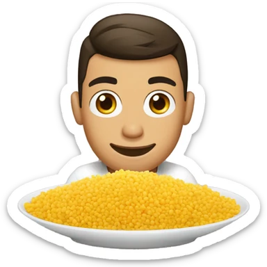 CR7 qui mange du couscous  sticker
