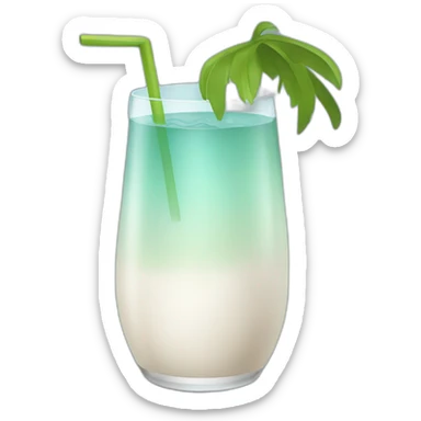 Coconut water sticker