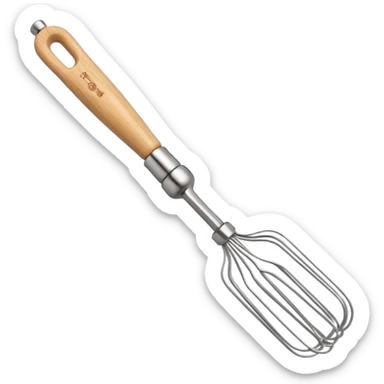 Danish dough wisk sticker