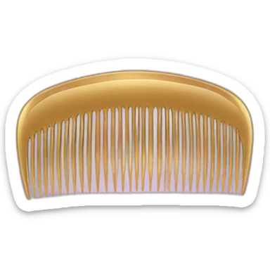 hair comb sticker