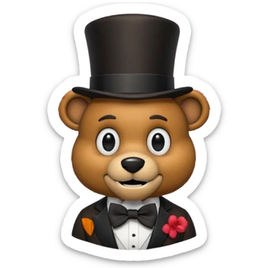 Freddy fazbear sticker