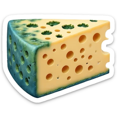 moldy cheese sticker