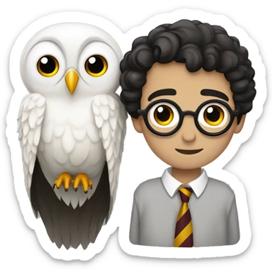Harry potter und Hedwig sticker