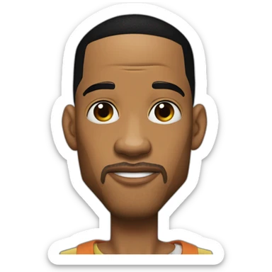 Will Smith jada with a black eye sticker