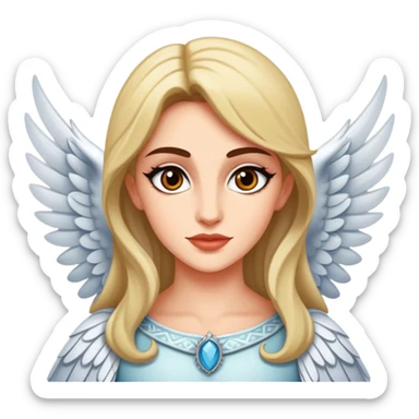 danielle de barbarac with wing sticker