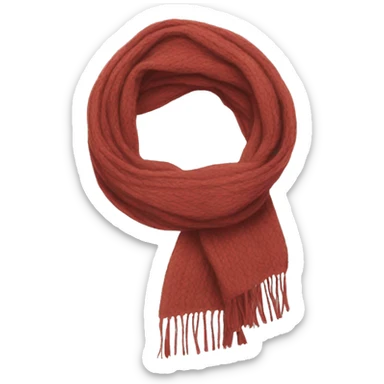 Scarf sticker