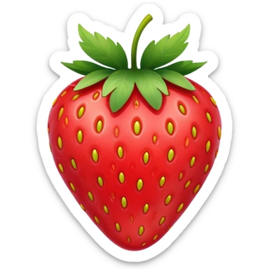 Strawberry sticker