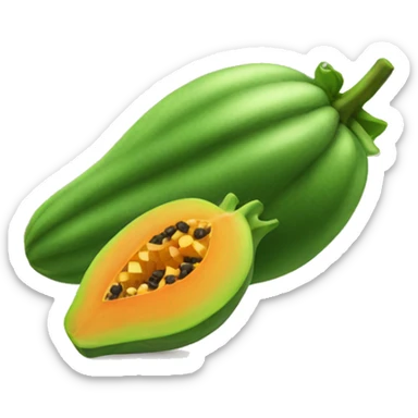 Papaya sticker