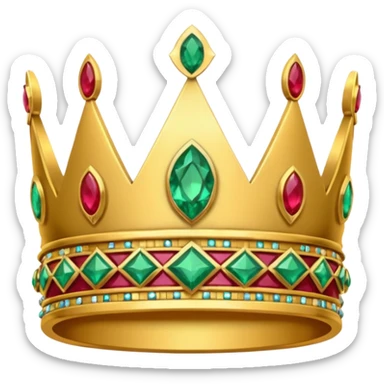 Cleopatra's crown sticker