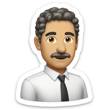 Şaşırmış kurukafa sticker