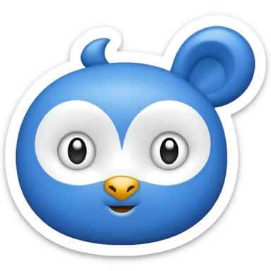 Verificación azul con un chulito blanco  que el emoji s|a sticker