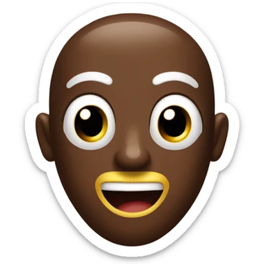 Plátano con chocolate  sticker