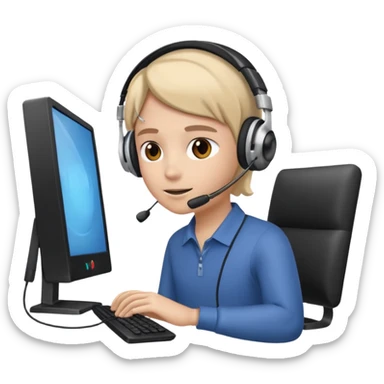 PC expert support sticker