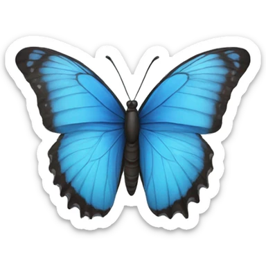 Blue Butterfly sticker