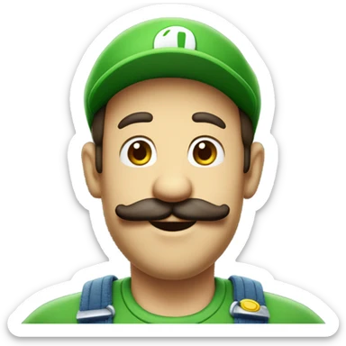 luigi sticker