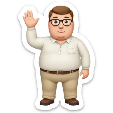 Peter griffin hitting the griddy sticker