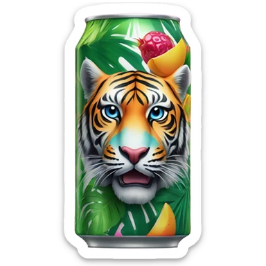 Tropical tiger Energy Drink  sticker
