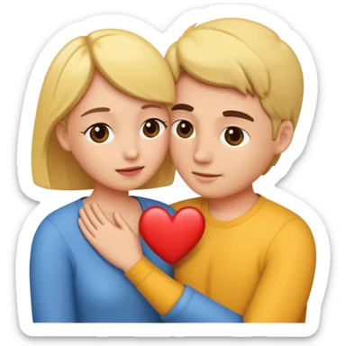 Couple being intimate  sticker