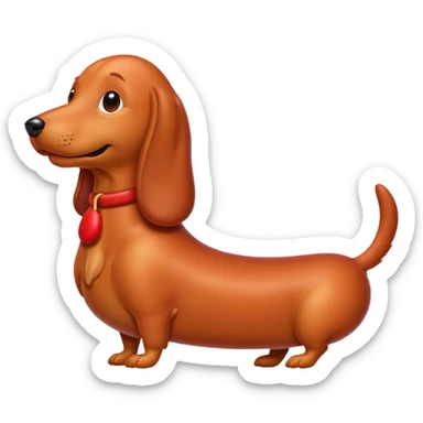 A Weiner without a bun sticker
