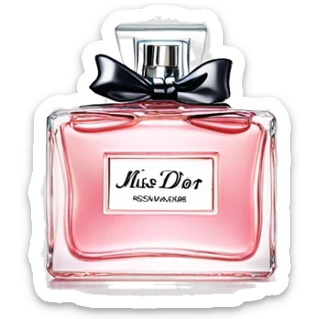 Miss dior perfume sticker