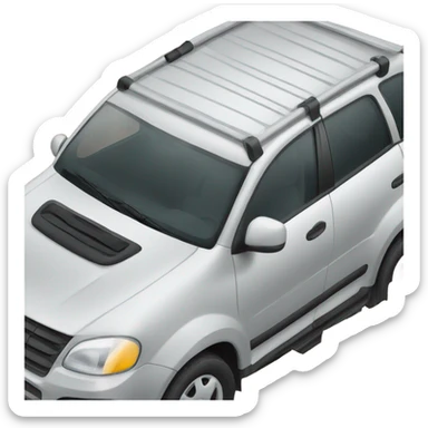 car with cargo sticker