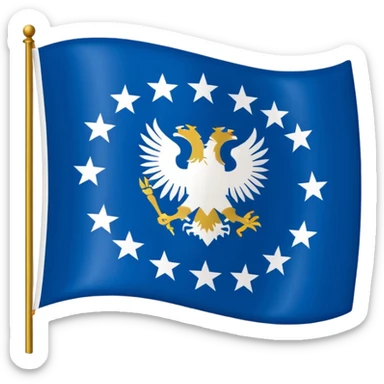 Flag of a country called Kosovo sticker