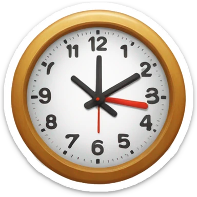 Analog clock, 7, polaNd, t2 solier, cake sticker