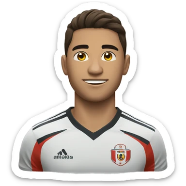 Futbolista Moreno joven  sticker