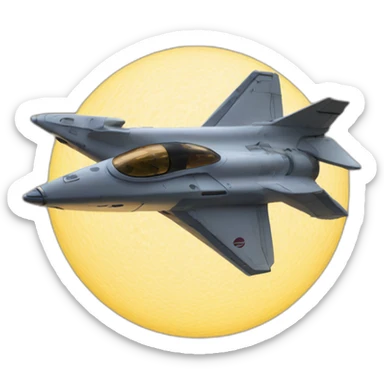 vaisseau spatial autour d’une planète  sticker