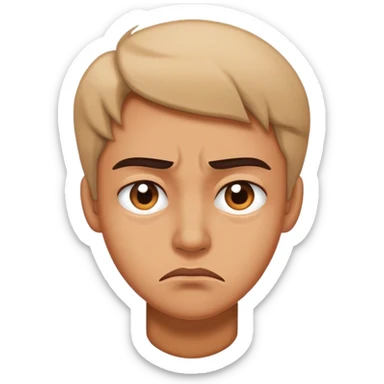 sideye with a disgusted face sticker