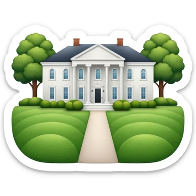 nice big house sticker