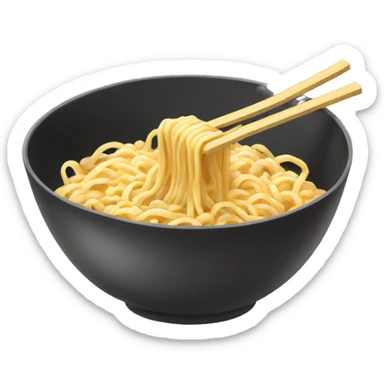 Ramen noodles sticker