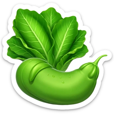 slug and lettuce sticker
