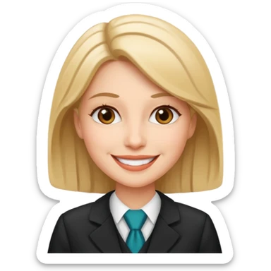 woman lawyer sticker