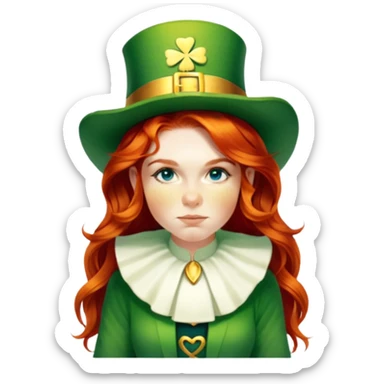 Celebratory Leprechaun sticker