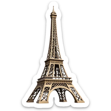 Eiffel tower sticker