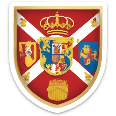 politics spanish republic coat of arms sticker
