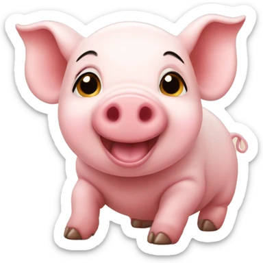 cute piglet  sticker