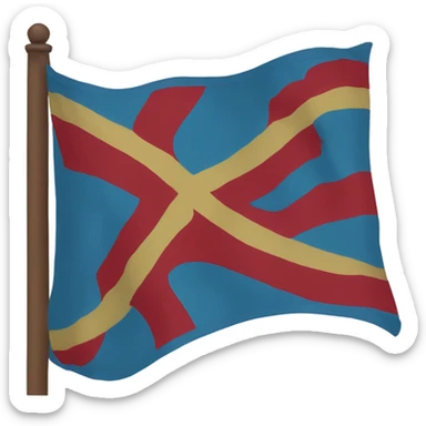 West Indie flag sticker