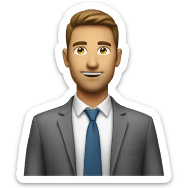 Ecommerce Sales person sticker