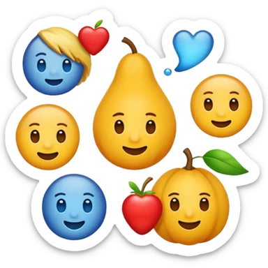 Mixe des emoji 🤷🏼7️⃣6️⃣ sticker